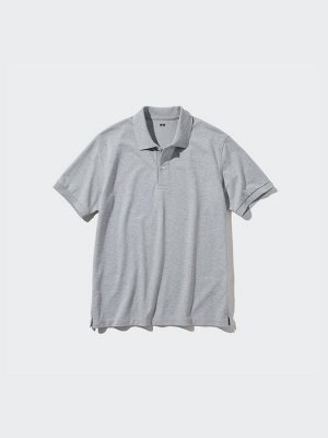 UNIQLO - хлопковая рубашка-поло Dry Kanoko - 17 RED