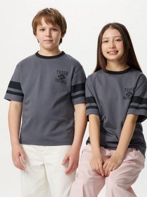 UNIQLO AIRism - хлопковая футболка с круглым вырезом - 07 GRAY