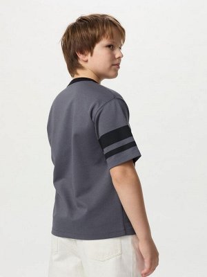 UNIQLO AIRism - хлопковая футболка с круглым вырезом - 07 GRAY