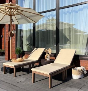 Шезлонг Patio Sun с матрасом