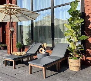 Шезлонг Patio Sun с матрасом