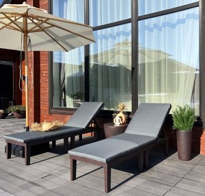 Шезлонг Patio Sun с матрасом