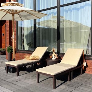 Шезлонг Patio Sun с матрасом