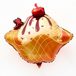 Воздушный шар фольгированный 20 Мороженое", фигура