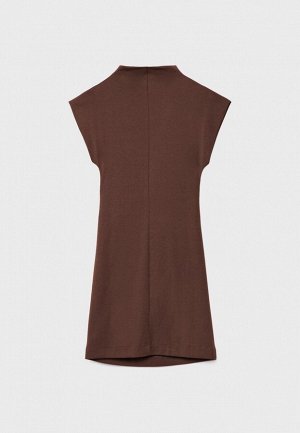 Платье Короткое платье с рюшами (Kurzes Kleid mit Raffungen) Облегающее фигуру короткое платье с мини-рукавами, воротником стойкой и рюшами по бокам.