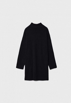 Платье Платье из валяной вязки с водолазкой (Gefilztes Strickkleid mit Rollkragen) Короткое вязаное платье из валяного трикотажа с воротником стойкой и длинными рукавами. Ребристый подол.