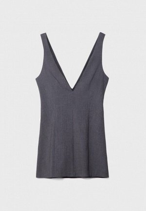 Платье Короткое платье с V-образным вырезом (Kurzes Kleid mit V-Ausschnitt) Короткое платье с широким V-образным вырезом, бретелями и открытой спиной. Застежка-молния, прикрытая сбоку.