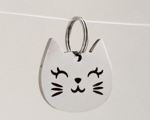 Жетон для кошек с индивидуальной гравировкой