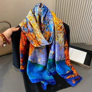 Платок с узором 180х90 см