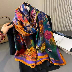 Платок с узором 180х90 см