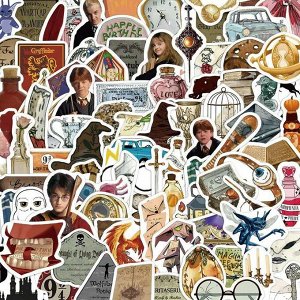 Noname Стикеры бумажные по мотивам поттерианы (100 шт)