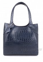 Модель №L60 | кожа | крокодил | синий | К155-6 | 17100