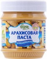 Паста арахисовая АЗБУКА ПРОДУКТОВ Экстра, с кусочками арахиса без сахара, 340г