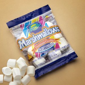 Маршмеллоу Guandy (Гуанди) большой белый классик ваниль для костра, кофе и какао 75гр
