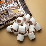 Маршмеллоу Guandy (Гуанди) большой шоколад ваниль для костра и барбекю, кофе и какао 200гр