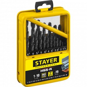 STAYER PROFI 19шт(1-10мм)