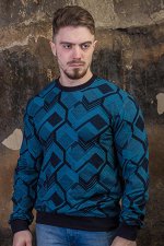 Толстовка 1024 бирюзовый RIDAKO