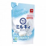 Молочное увлажняющее жидкое мыло для тела с ароматом цветочного мыла «Milky Body Soap» 360 мл, сменная упаковка / 21