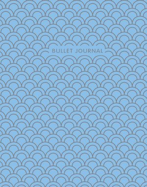 Bullet Journal (Голубой) 162x210мм, твердая обложка, пружина, блокнот в точку, 120 стр.