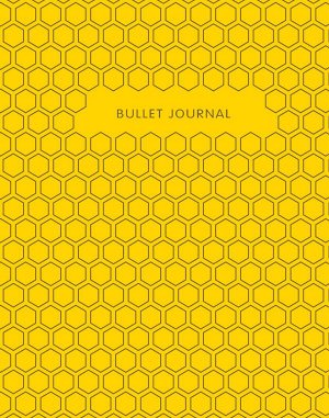 Bullet Journal (Желтый) 162x210мм, твердая обложка, пружина, блокнот в точку, 120 стр.