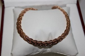 Браслет  "Косичка" 0,7 см. (К2)