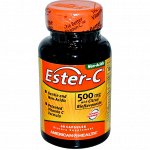 American Health, Эстер-C, 500 мг, 60 капсул