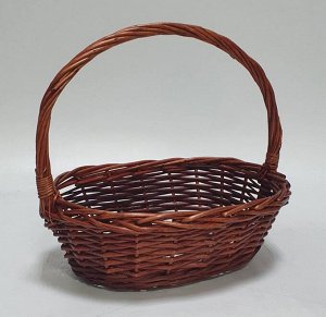 Корзина овальная коричневая, S