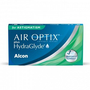 1-мес контактные линзы AIR OPTIX Plus HydraGlyde for ASTIGMATISM 3 линзы