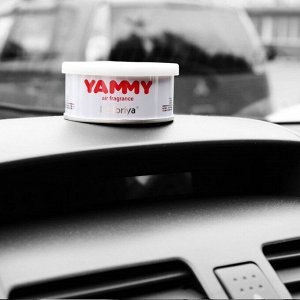 Ароматизатор на торпедо Yammy Tokyo (Токио), меловой, баночка, арт. CS103