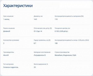 1-мес контактные линзы AIR OPTIX Plus HydraGlyde for ASTIGMATISM 3 линзы