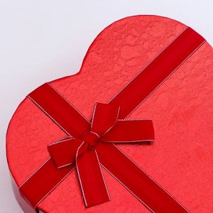 Набор коробок 3 в 1 сердца 31 x 27 x 13.3; 28 x 25 x 11.7; 26x23x10.3 см