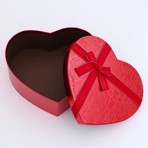 Набор коробок 3 в 1 сердца 31 x 27 x 13.3; 28 x 25 x 11.7; 26x23x10.3 см