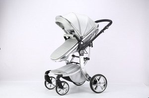 Продам новую коляску luxmom 608 экокожа 3 в 1 для новорожденных