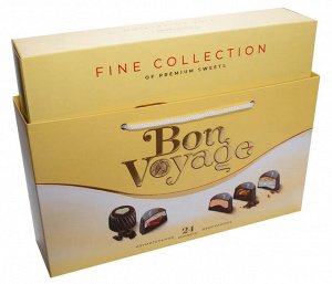 Конфеты 105/Б Набор Bon Voyage Premium бежевая сумка 370гр.