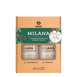 Набор подарочный Milana Amber & Black Vetiver 300 мл, Milana Patchouli & Grapefruit 300 мл, шт