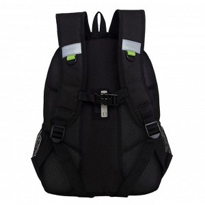 Рюкзак школьный GRIZZLY с карманом для ноутбука 13", анатомической спинкой, для мальчика