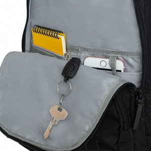 Рюкзак школьный GRIZZLY с карманом для ноутбука 13", анатомической спинкой, для мальчика