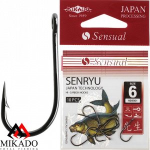 Крючки Mikado SENSUAL - SENRYU № 16 BN (с ушком) 10 шт.