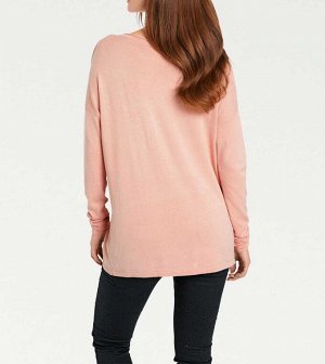 Пуловер, розовый