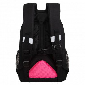 Рюкзак школьный GRIZZLY с карманом для ноутбука 13", анатомической спинкой, для девочки