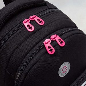 Рюкзак школьный GRIZZLY с карманом для ноутбука 13", анатомической спинкой, для девочки