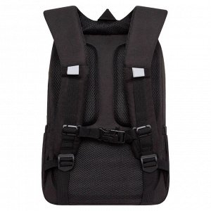 Рюкзак школьный GRIZZLY с карманом для ноутбука 13", двумя отделениями, анатомической спинкой, для девочки
