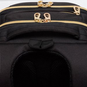 Рюкзак школьный GRIZZLY с карманом для ноутбука 13", двумя отделениями, анатомической спинкой, для девочки
