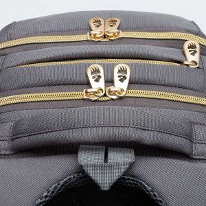 Рюкзак школьный GRIZZLY с карманом для ноутбука 13", двумя отделениями, анатомической спинкой, для девочки