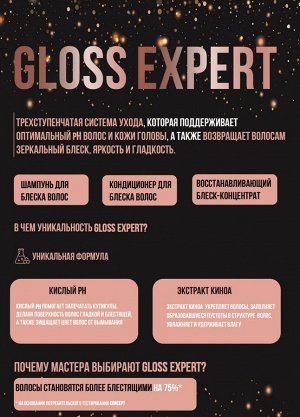 Концепт Блеск-концентрат для волос восстанавливающий Concept Gloss Expert, 240 мл