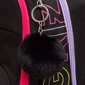 Рюкзак школьный GRIZZLY с карманом для ноутбука 13", анатомической спинкой, для девочки