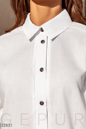 Gepur Рубашка с контрастными вставками