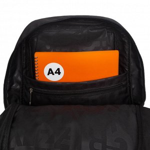Рюкзак молодежный GRIZZLY с отделением для ноутбука 15", анатомической спинкой, для мальчика, мужской