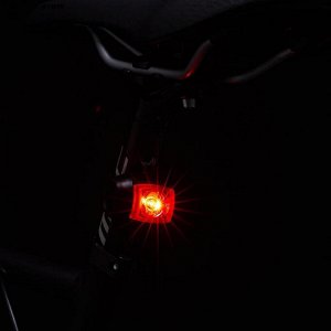 Набор фонарей для велосипеда светодиодных st 520 передний и задний с usb  b'twin
