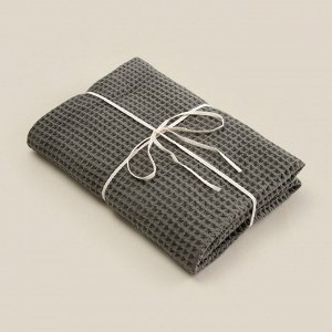 Полотенце вафельное SL HOME: Basic «Олива» 50x90 см, хлопок 100%, оливковый